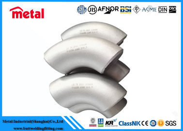 Panjang Radius Galvanized Steel Pipe Fittings Incoloy 800 UNS N08800 90 ° Seamless Elbow