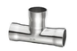 Metal Factory Supplier Butt WeldingTee Standar 1/2-24 Inch Untuk Fittings Pipa