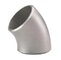 Metal Nikel Alloy Inconel 625 Terbaik 45 derajat Butt Pengelasan siku ASME B16.9 Ukuran Disesuaikan Perak