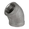Metal Nickel AlloyBest Threaded Elbow 45 Degree Forged Fit Customized Size Customized Color 1 sampai 24 Inch