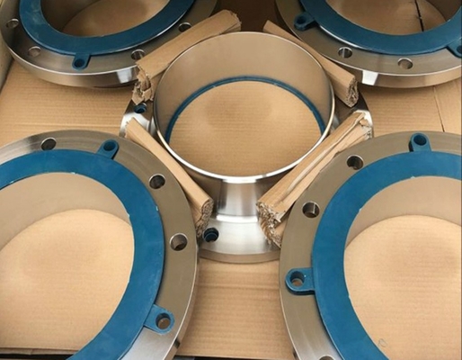 ASME B16.5 S32750 Duplex Weld Flange ASTM UNS32760 8 "Sch40s Super Duplex Stainless Steel Pipa Fitting