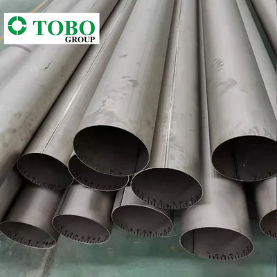 Pipa Bulat Paduan Titanium ASTM B338 Gr9 10 Inci 20mm Poles Gulung Panas