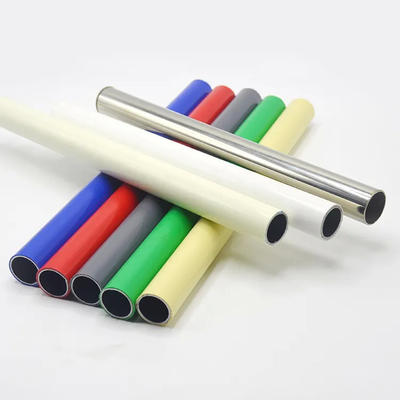 28MM Ivory Pipe PE/ABS Coated Steel Pipe Cold Rolled Galvanized Security Steel Pipes