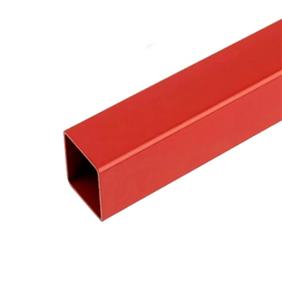 Powder Coating Steel Square Pipe 12M 2MM Tebal ERW Coated Thick Wall Square Pipe