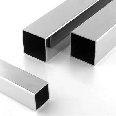 Pipa stainless steel persegi panjang tanpa jahitan 2mm tebal 304 316Ti tabung stainless steel