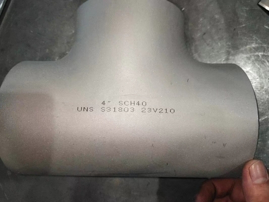 Fitting Pipa Super Duplex Tee Sama BW ASME B16.9 SMLS 4 "Fitting SCH40S