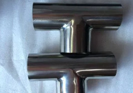 Super Duplex Stainless Steel Straight Tee A312 UNS S32101 ASME B16.9 Fittings Pengelasan Butt