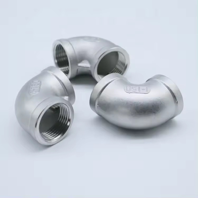Pabrik penjualan langsung pipa Fittings siku 90 derajat 45 derajat bahan stainless steel dilas 2 inci siku