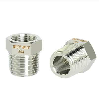 Fittings pipa tempa Bushing NPT Pria Wanita Benang CUNI C71500 C70600