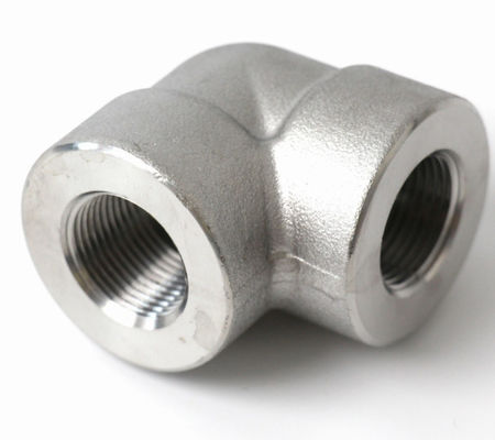 Fitting Pipa Baja Paduan 90° Socket Welding Elbow A182F12 3" SCH60 LR Untuk Koneksi