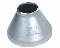 Fittings pipa stainless steel duplex pengelasan punggung pengurangan konsentris 6 "× 3" ASTM A815 UNS S31803