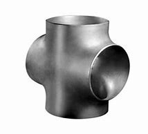 Kustomisasi Paduan 316 Butt Weld Pipe Fitting Lurus Cross 4 Way Cross Pipe Fittings