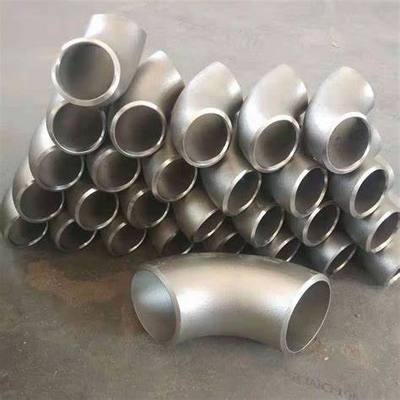 304 Stainless Steel Siku Stainless Steel Siku 90 Derajat Industri Kimia Siku Radius Panjang Mulus