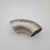 304 Stainless Steel Siku Stainless Steel Siku 90 Derajat Industri Kimia Siku Radius Panjang Seamless Butt Welding