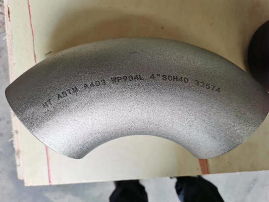 ASTM/UNS N08800 Alloy Steel Pipe Fitting 45 Derajat Butt Welding Elbow L/R 10&quot; SCH-40