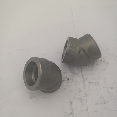90 Elbow ASME B16.11 ASTM B564 UNS N06022 SCH40s Ukuran 1" Socket Weld Elbow