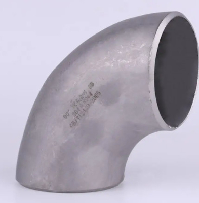 ASTM/UNS N02200 90 derajat Butt Welding Elbow S/R DN80 SCH80 Pemasangan Pipa Baja Paduan