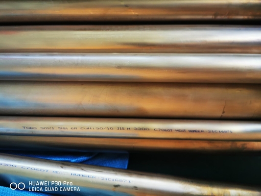 Pipa CuNi Seamless UNS C70600 OD 1/2 " WT=2 mm BS 2871 BAGIAN - 2 TABEL - 3 EEMUA 144 SEC.1