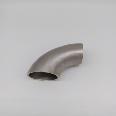 Butt Weld Stainless Steel ASTM B466 316L Ujung Bevel Panjang Radius 90 Derajat Siku