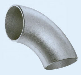 ASTM B466 UNS C70600 Sliver Pipe Fittings Radius 90 Derajat Siku