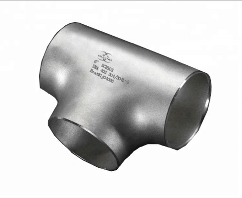 Butt-Welding Equal Tee Tube Matching Pas Pipa Pemanas Air Gas