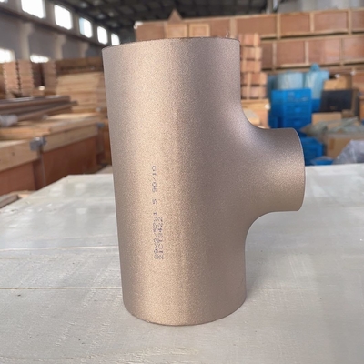 ASME B16.9 Butt Welding Equal/Reducing Tee Variable Sizes Range From NPS1/2"-60" Fast Delivery Low MOQ Material yang dapat disesuaikan misalnya Karbon Steel Stainless Steel