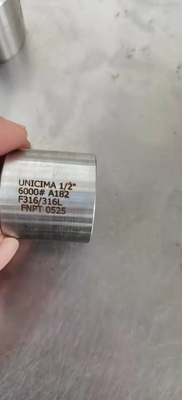 Fitting Pipa Stainless Steel 316L EQ Coupling Berulir 6000 # 1/2 &quot;Fitting Ditempa