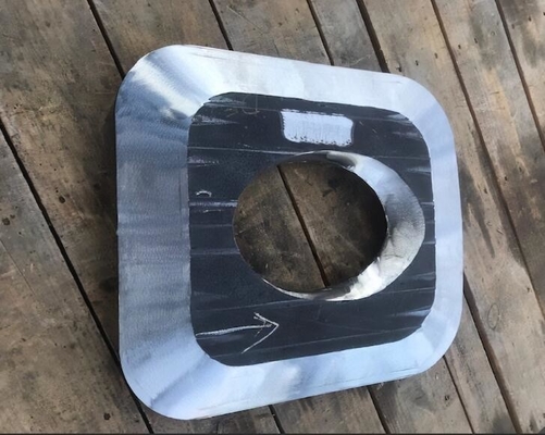 Carbon Steel Pipe Fitting Pipe branch Reinforcing Pad 90 STD-SCH20 ASTM A516 Gr. 70 50"x12"