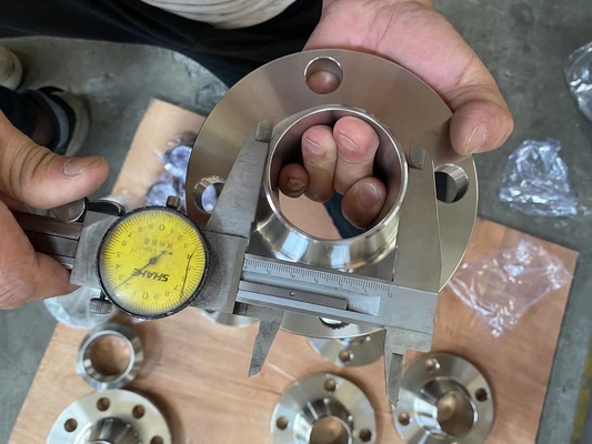 Flange Baja Super Duplex WN RF UNS 32760 10 "SCH 40S 1500 # Fitting Pipa Tempa