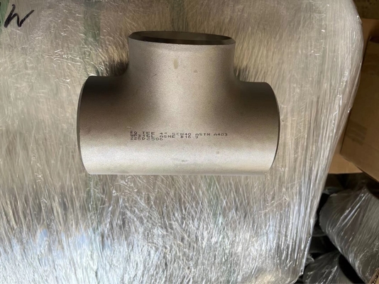 Tee Target Pengelasan Butt Mulus 8 "X8" SCH-80S Pelindung Pipa C22 ASME B16.9