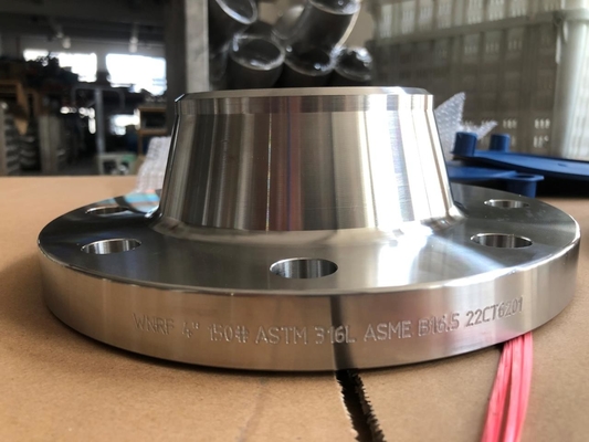 Pengelasan Leher Duplex Flange Stainless Steel A182 GR.F51 ASME B16.5 Kelas 150 #