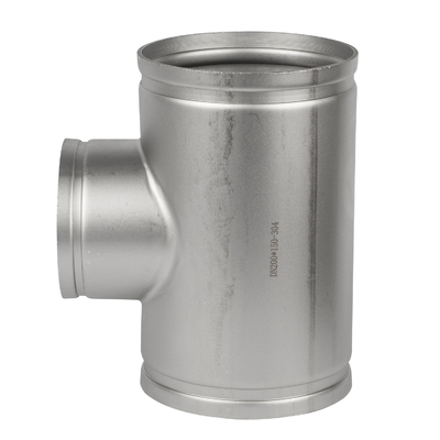 Fitting Pipa Stainless Steel Super Duplex Reducing Tee UNS S32750 ASME B16.9