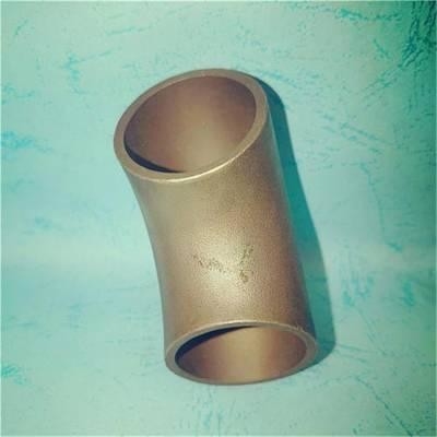 Pemasangan Pipa Baja Nikel Tembaga Ukuran Disesuaikan C70600 BW Elbow LR 90D SCH40 ASME B16.9
