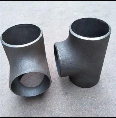 Fitting Pipa Baja Paduan Duplex Stainless Steel BW Tee Sama UNS S31254 ASME B16.9