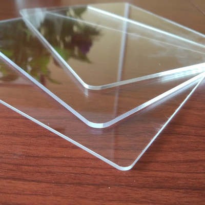 UV dilindungi Flame Retardant cast transparan acrylic sheet 3H Kekerasan permukaan
