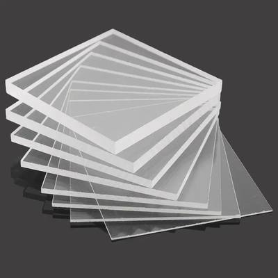 UV dilindungi Flame Retardant cast transparan acrylic sheet 3H Kekerasan permukaan