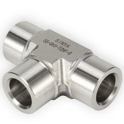 Alloy Steel Forged Tee SS316 / 304 Pipe Fittings Pembuatan di China Stainless Steel Threaded Socket weld Equal Tee Techn