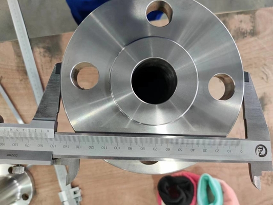 Fitting Pipa SS Flange LWN RF 300LBS ASME B16.5 SS316L Flensa 1.1/2" X 350mm