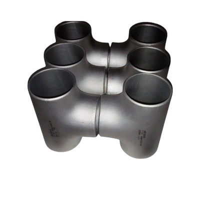 Titanium Alloy Pipe Fittings ASTM B16.9 8 inci Jadwal 40 Titanium GR.2 Tee Sama