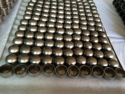 Tutup Pipa Titanium ASTM B363 Ti Gr7 2'' X 1'' SCH10S X SCH40S Perlengkapan Pipa Baja Paduan Titanium Ditempa