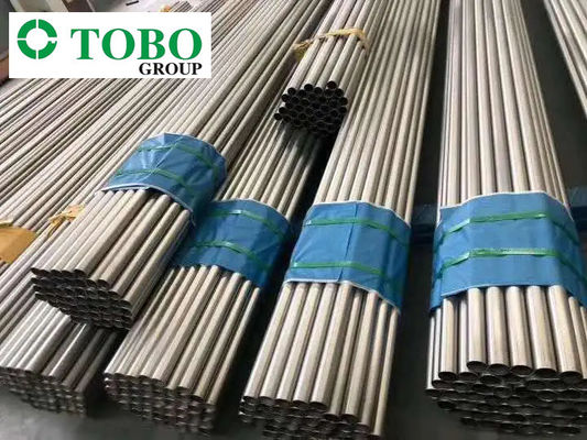Pipa Bulat Paduan Titanium ASTM B338 Gr9 10 Inci 20mm Poles Gulung Panas