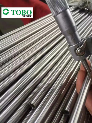 Pipa Bulat Paduan Titanium ASTM B338 Gr9 10 Inci 20mm Poles Gulung Panas