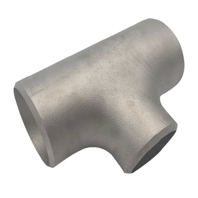 ASTM B363 Gr2 Titanium Reducing Tee Titanium Alloy Pipe Fittings Ditempa Tekanan Tinggi