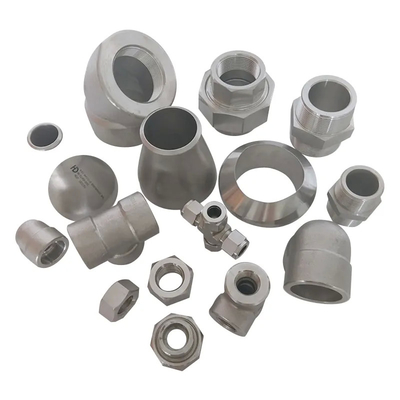 Nikel Alloy Pipe Fitting Butt Welding Alloy Elbow Tee Coupling Weldolet Untuk Kapal