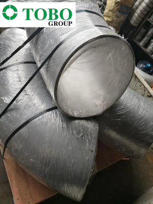 A234 WP5 fitting pipa baja paduan 90 deg LR siku Siku Baja Karbon Mulus/Siku Baja Paduan/Tekukan Pipa