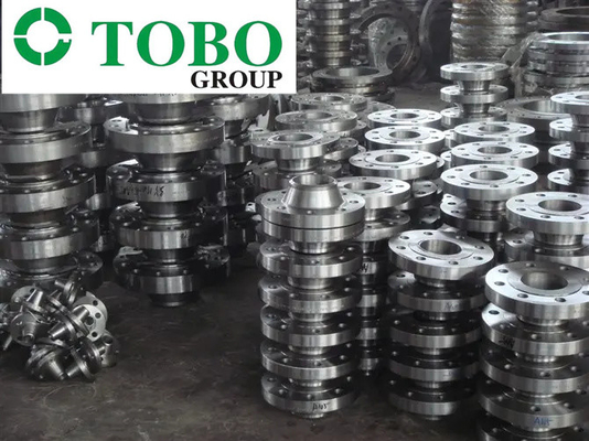 Flange Alloy Steel Disesuaikan Ditempa 304 316l PN10 PN16 Slip Stainless Steel Pada Flange
