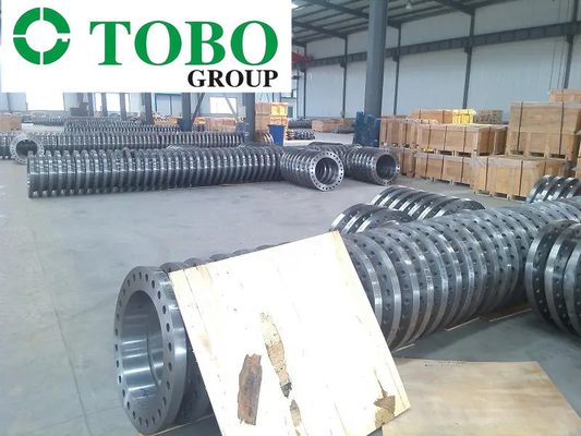 Flange Alloy Steel Disesuaikan Ditempa 304 316l PN10 PN16 Slip Stainless Steel Pada Flange