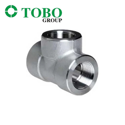 Carbon Steel Alloy Steel Stainless Steel Tee Fittings untuk Pengelasan Tee Lurus Panjang