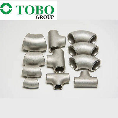 Inconel 600/601/625/718/617 Paduan Nikel 625 Uns N06625 Pemasangan Pipa 90 Derajat Siku Tee
