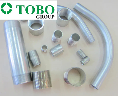 TOBO fitting saluran UL6A puting aluminium kaku berkualitas tinggi